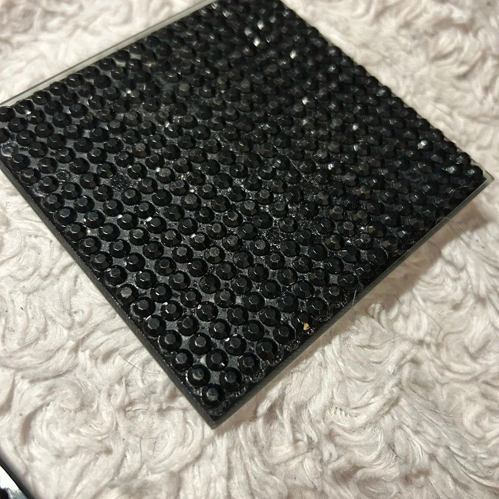 Black Rhinestone Coasters set of‎ 2